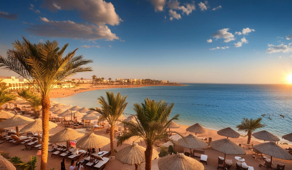 Strand und Meer in Ägypten