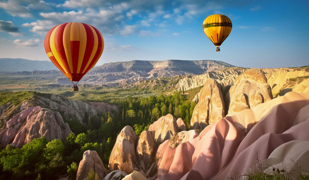 Heißluftballons über Kappadokien