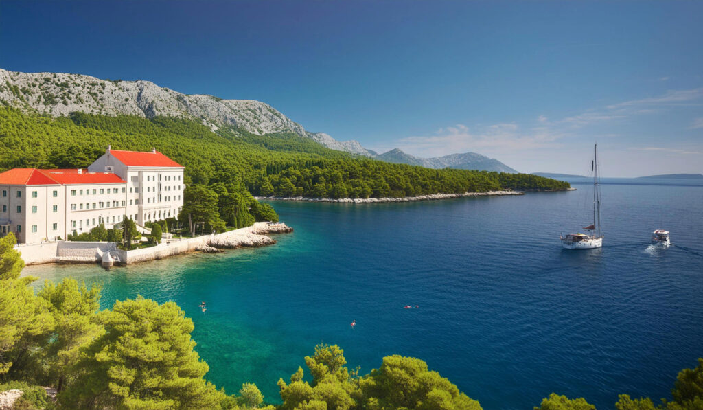 Küstenort in Kroatien